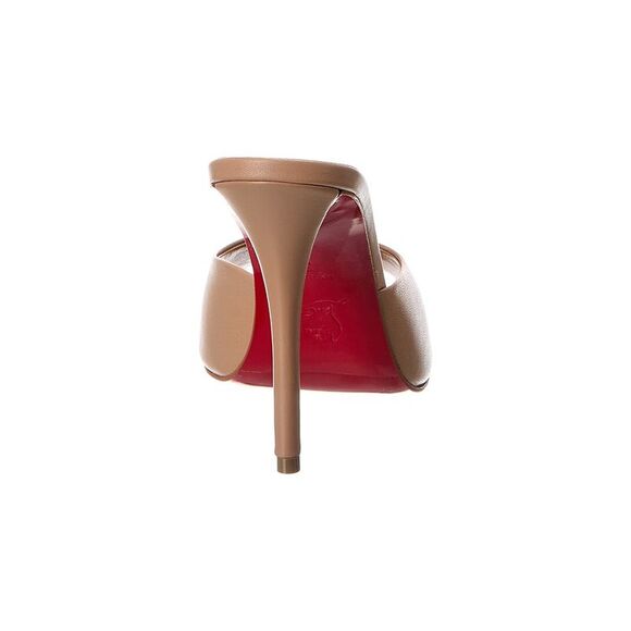 Christian Louboutin Miss Z 100 Leather Mule, Beige - Picture 3 of 5